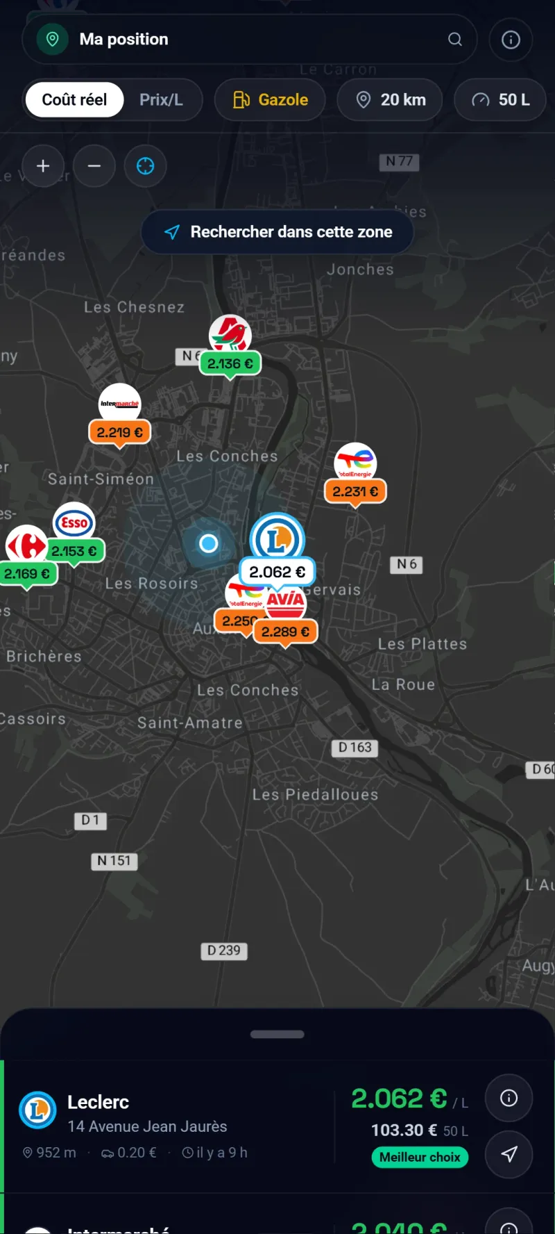 Prix Carburants capture d'écran