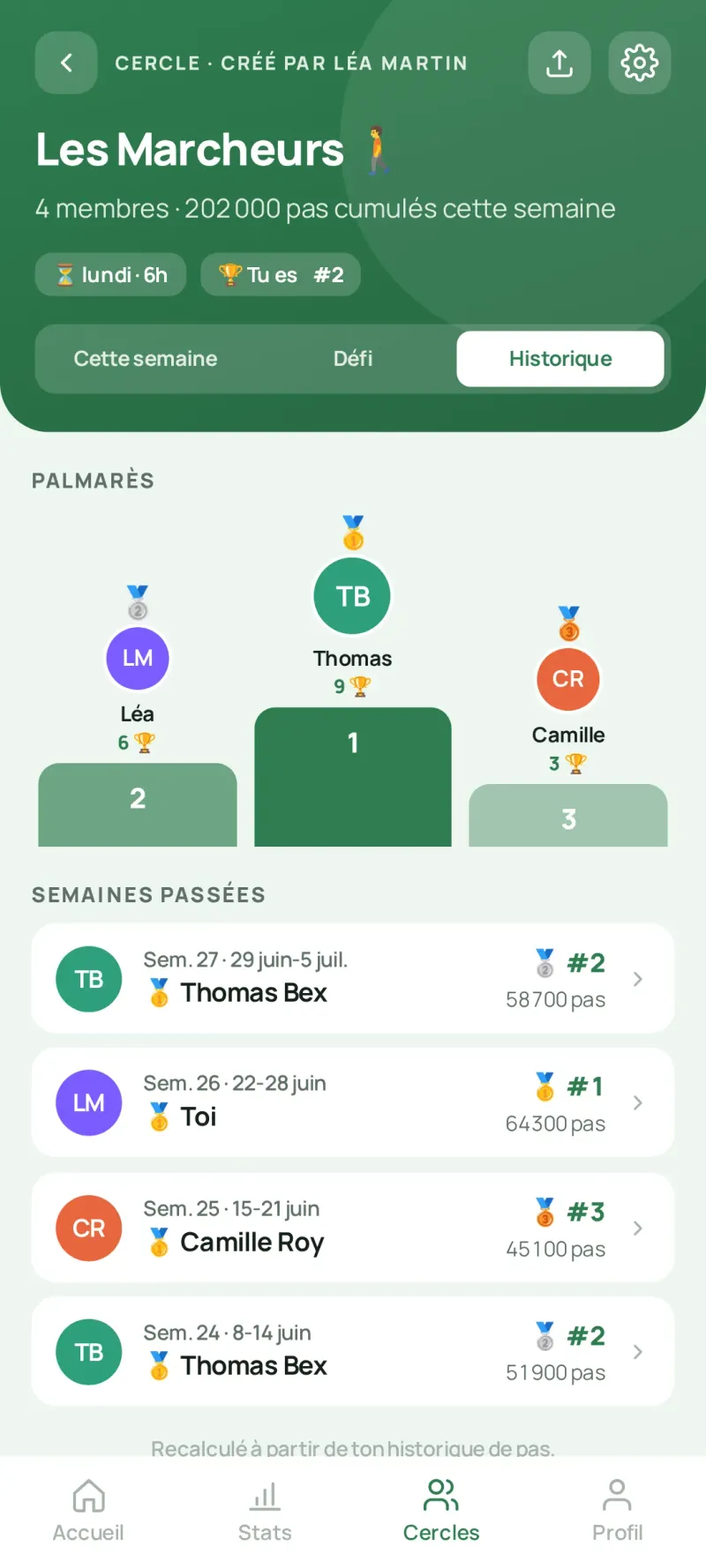 Viamigo capture d'écran