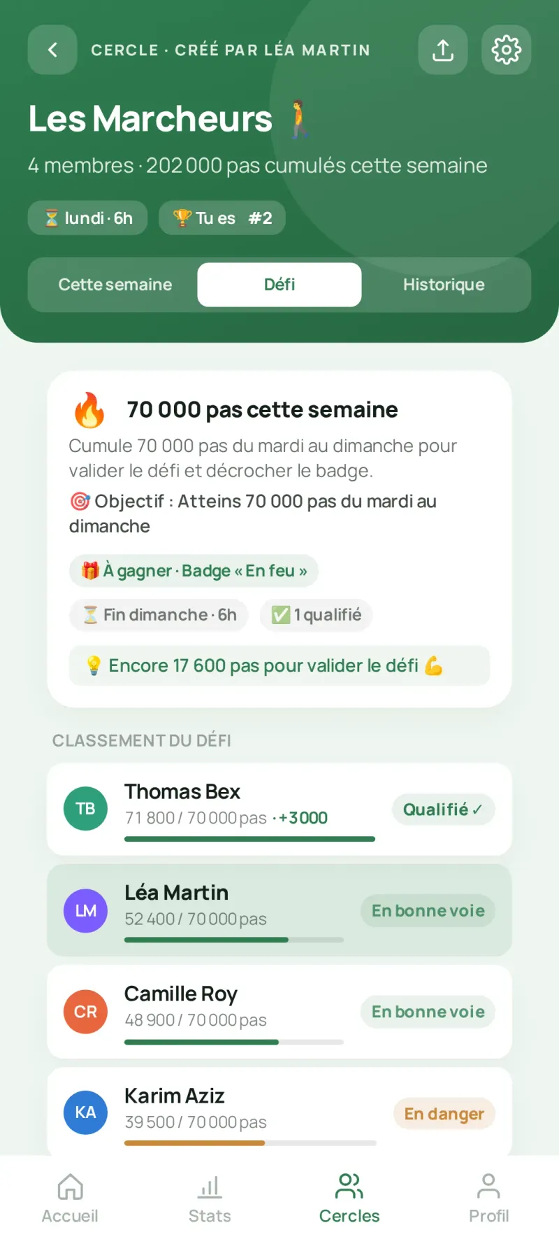 Viamigo capture d'écran