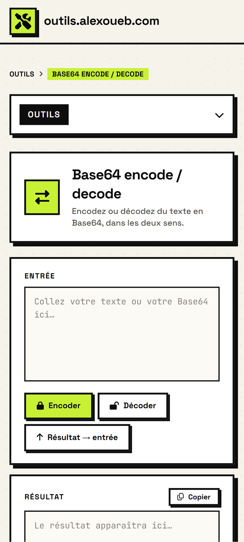 Outils capture d'écran