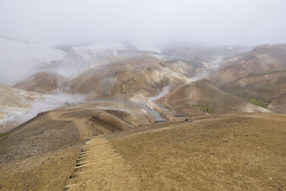 Les marmites fumantes du Kerlingarfjöll