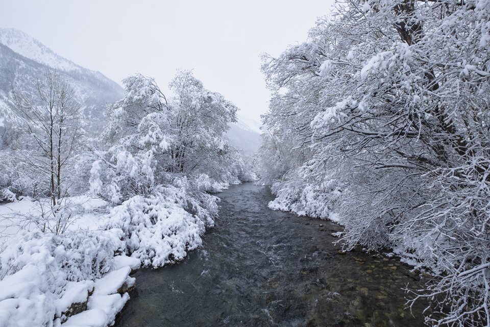 Le courant hivernal de la Clarée